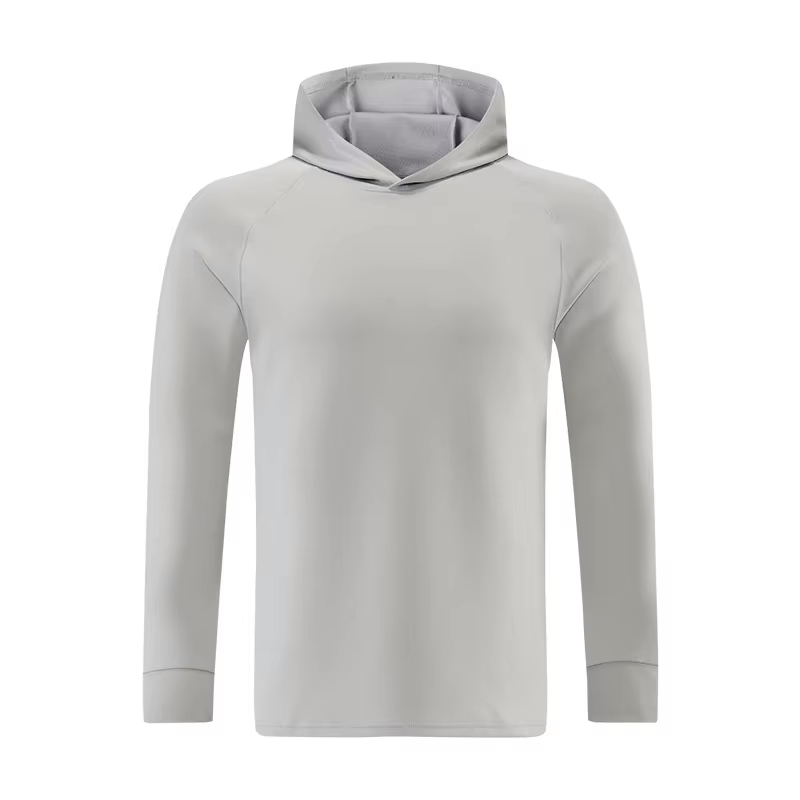 Long Sleeve Hooded Athletic Shirt