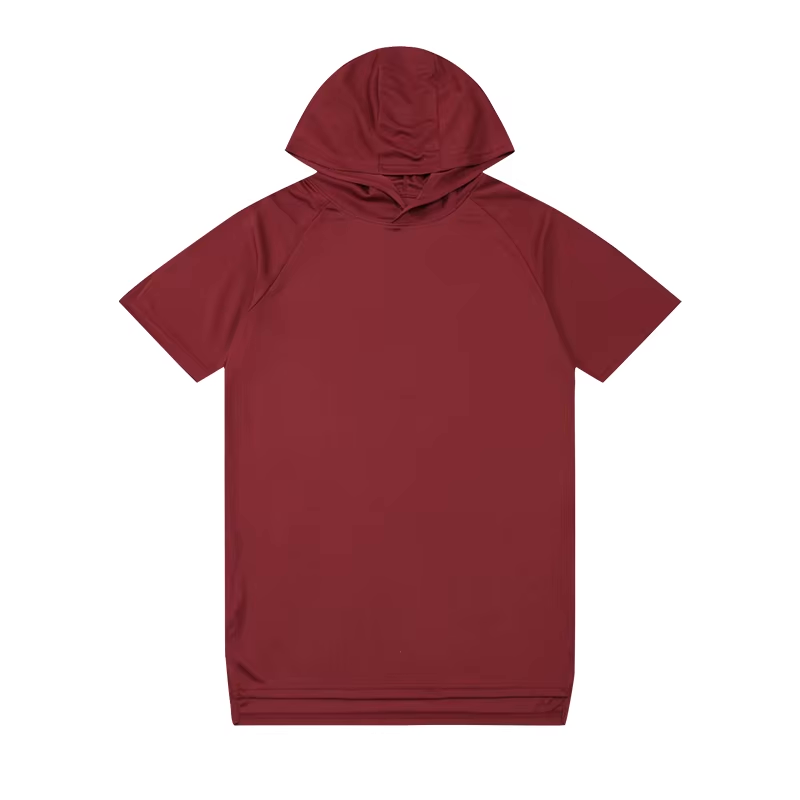 Short Sleeve Hooded Athletic Shirt