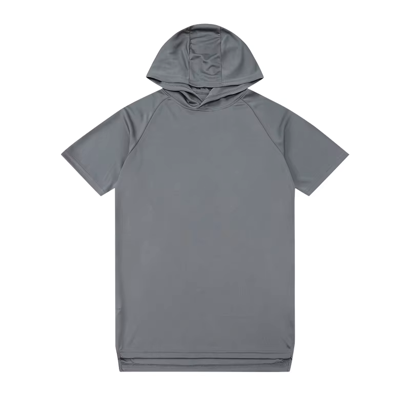 Short Sleeve Hooded Athletic Shirt