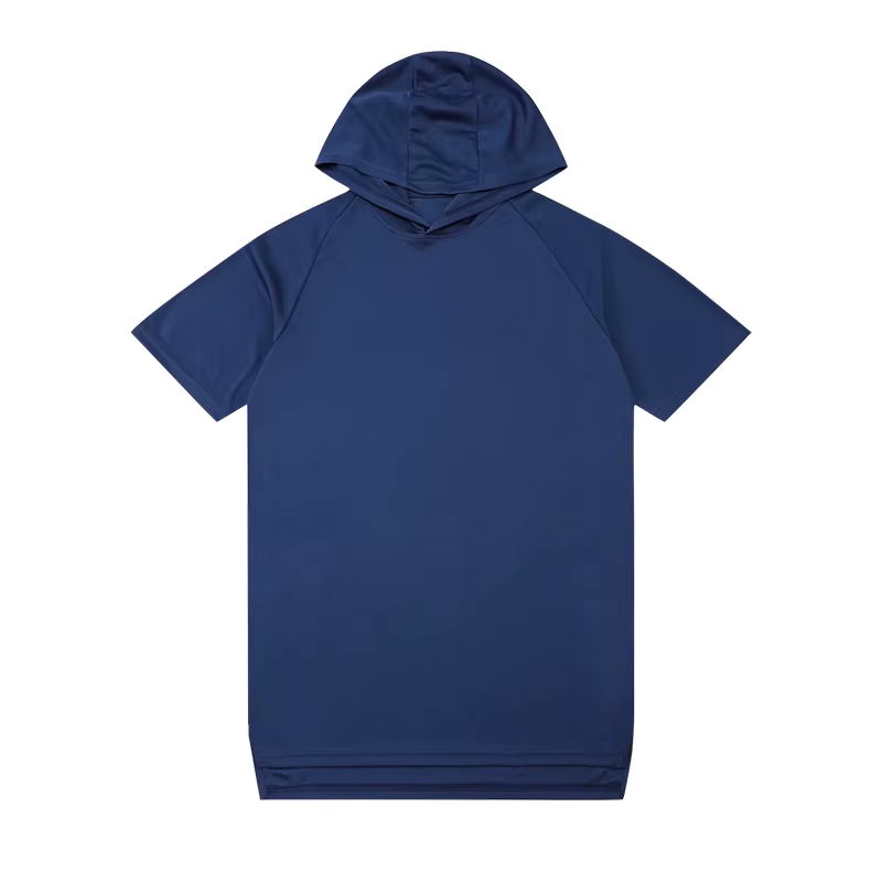 Short Sleeve Hooded Athletic Shirt